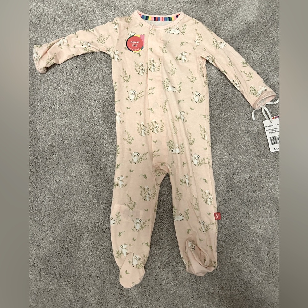 New magnetic me modal bunny footies
